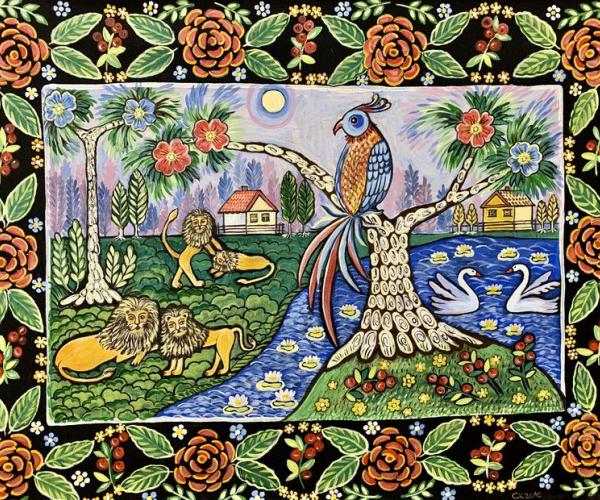 Кветкі райскага саду. Маляванкі Святланы Скавыркі