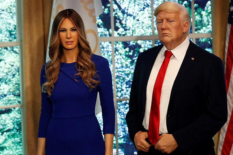 Восковая Мелания Трамп появилась в нью-йоркском отделе музея мадам Тюссо Восковая Мелания Трамп появилась в нью-йоркском отделе музея мадам Тюссо