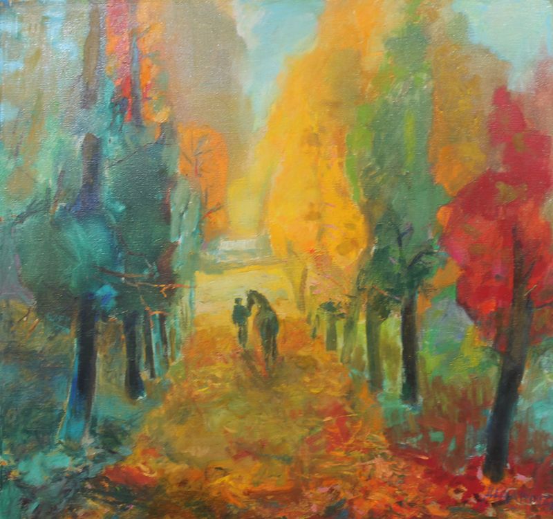 Уладзімір Шнарэвіч «Восеньская алея», 2009 г.