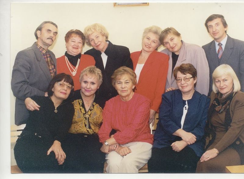 Калектыў часопіса “Алеся” ў 90-я гады.