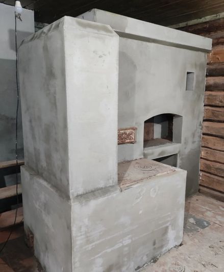 Печка на хутары пасля рэканструкцыі.