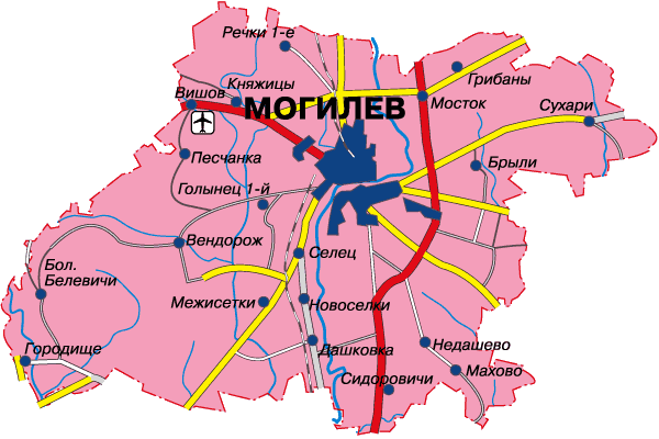 Где находится могилев