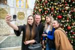 Першымі ў новым годзе на экскурсію ў Палац Незалежнасці трапілі медработнікі