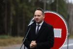 В Полоцком районе открыли после реконструкции участок дороги Р-46