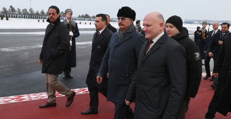 Камандуючы Лівійскай нацыянальнай арміяй прыбыў з візітам у Беларусь