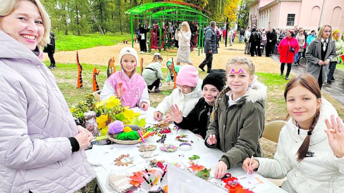 У аграгарадку Беразінскае Маладзечанскага раёна добраўпарадкавалі гістарычны парк