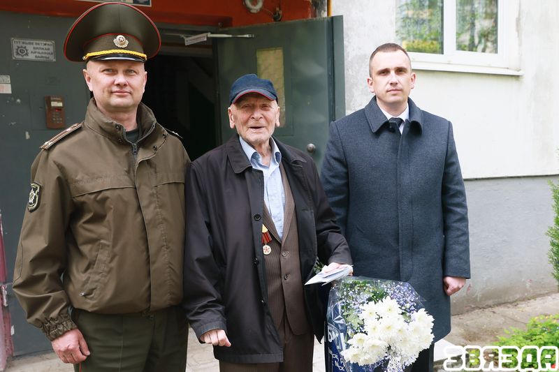 У сталіцы ўрачыста віншуюць ветэранаў з Днём Перамогі