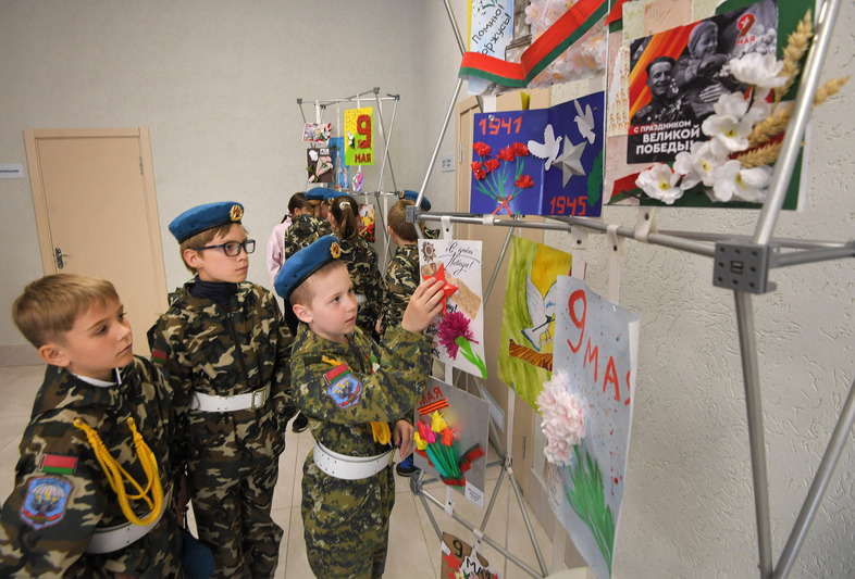 У сярэдняй школе № 119 Мінска адбылося ўрачыстае адкрыццё ваенна-патрыятычнага клуба «Бастыён»