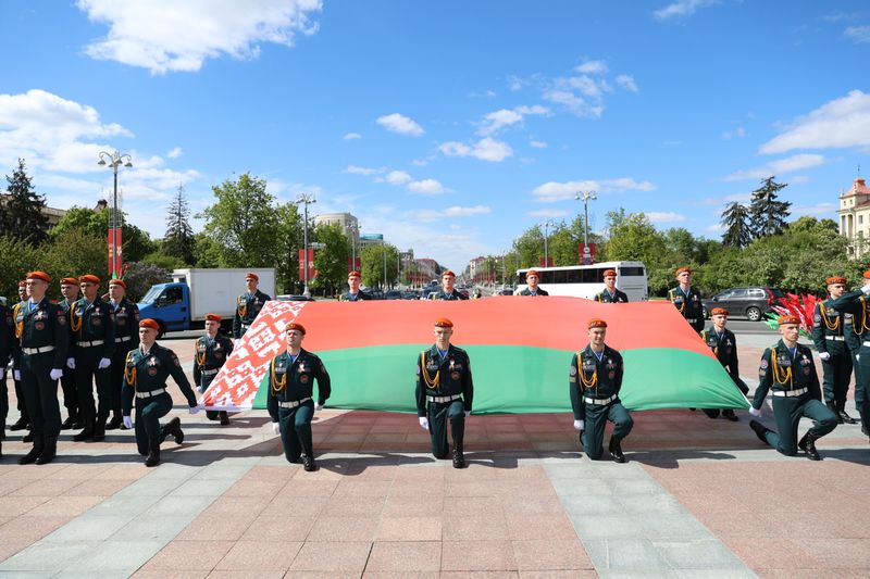 Ратавальнікі прынялі ўдзел ва ўрачыста-жалобных мерапрыемствах з нагоды 80-годдзя Вялікай Перамогі