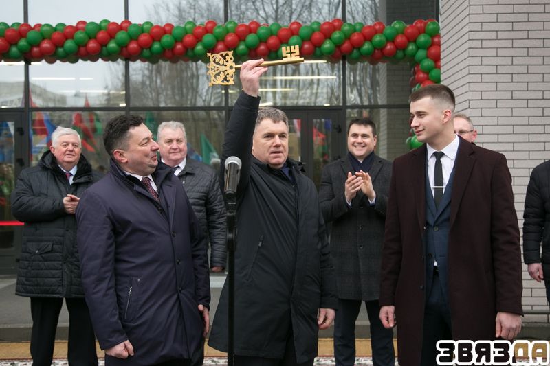 Адкрыццё новага студэнцкага інтэрната ў Мінску 