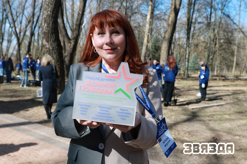 У Мінску пасадзілі Алею Памяці гарадоў-герояў