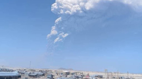 У Эфіопіі адбылося першае за 10 тыс. гадоў вывяржэнне вулкана Хэйлі-Губі