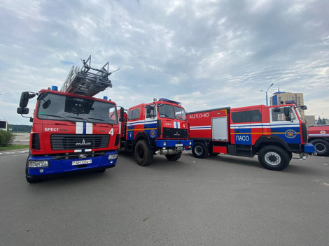 Амаль 60 тон зернесумесі выратавалі пры пажары на ЗСК у Лепельскім раёне