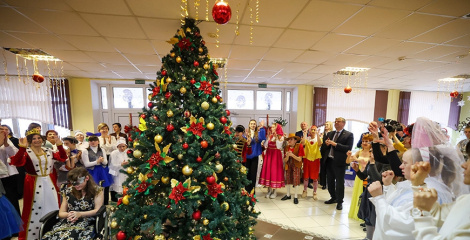 Шулейка павіншаваў выхаванцаў пансіяната «Васількі» ў Шчучынскім раёне