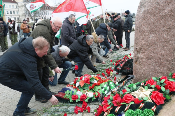 У Мінску прайшлі памятныя мерапрыемствы, прысвечаныя гадавіне ўводу савецкіх войскаў у Афганістан