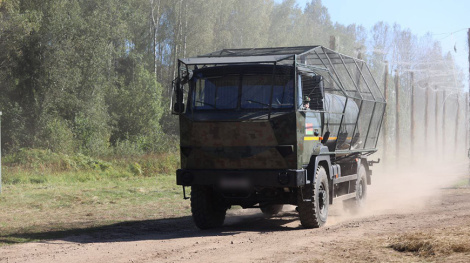 На палігоне Лосвіда праводзіцца спецыяльнае вучэнне «Эшалон-2025»