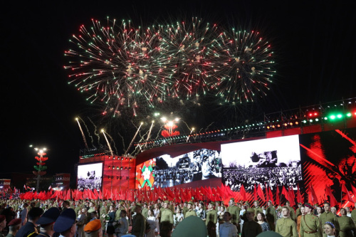 Belarusians celebrated the 80th anniversary of the Soviet people’s victory in the Great Patriotic War in a grand and spectacular manner