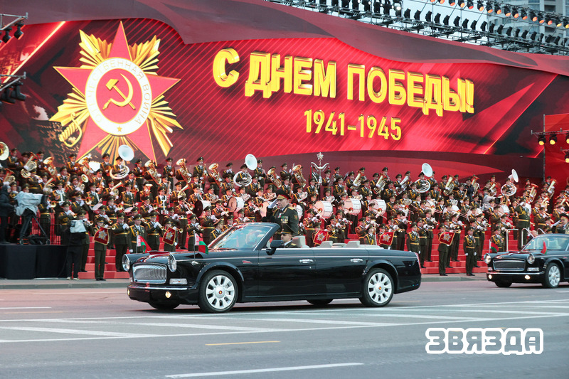 Галоўнай урачыстасцю Дня Перамогі стаў Ваенны парад у Мінску 