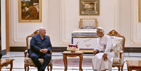 Прэзідэнт Беларусі 1 снежня ў Маскаце правёў перагаворы з Султанам Амана Хайсамам бен Тарэкам Аль Саідам 