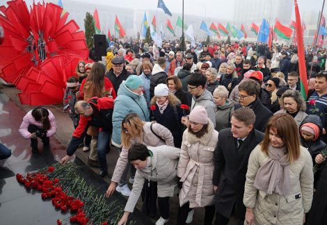 Гомельшчына святкуе 108-ю гадавіну Кастрычніцкай рэвалюцыі
