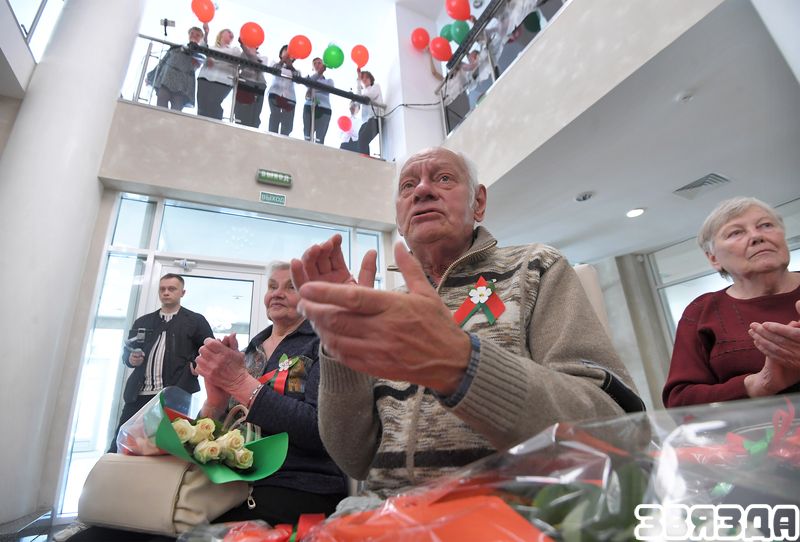Сегодня в Ленинском районе Минска чествовали ветеранов