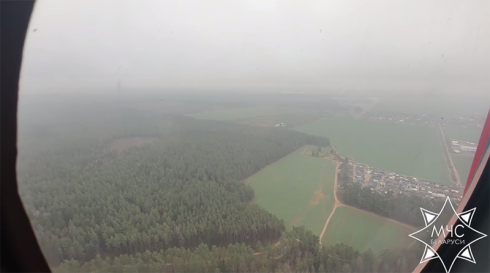 Для поиска пропавшего в Березинском районе Максима привлекли авиацию МЧС