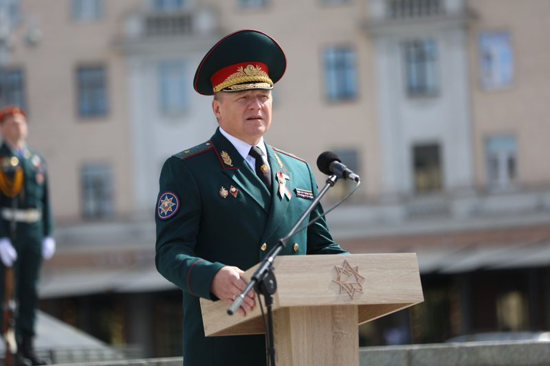 Ратавальнікі прынялі ўдзел ва ўрачыста-жалобных мерапрыемствах з нагоды 80-годдзя Вялікай Перамогі