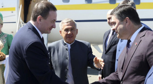 Belarusian delegation led by Turchin arrives in Russia’s Tatarstan