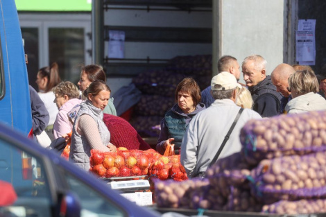 Мінчане набылі на сельскагаспадарчых кірмашах звыш паўтары тысячы тон прадукцыі