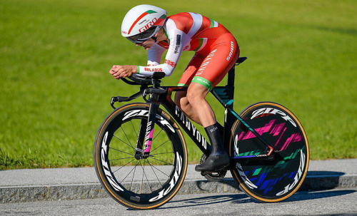 Belarusian cyclists Amialiusik, Tserakh medal at Giro Toscana 