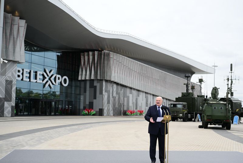 Lukashenko attends Minsk International Exhibition Center opening ceremony