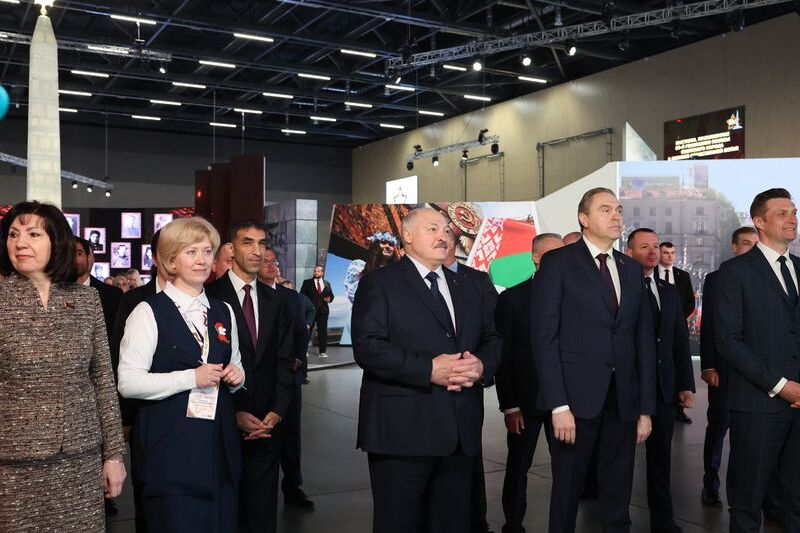 Lukashenko attends Minsk International Exhibition Center opening ceremony