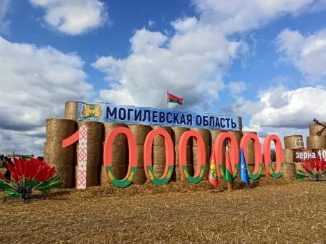 У Магілёўскай вобласці дасягнулі мільённай мяжы ў намалоце збожжа