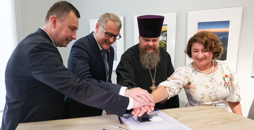 У Дзень вызвалення Гродна правялі спецыяльнае гашэнне блока марак «Беларускі край. Гродзеншчына»
