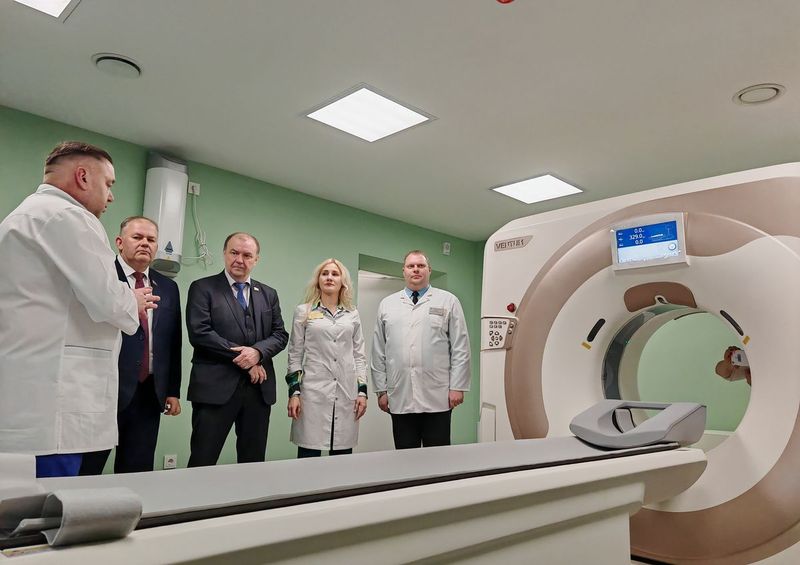 Новыя апараты МРТ і КТ атрымалі медустановы Віцебска