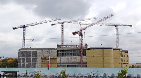 Завяршаецца ўзвядзенне каркаса Нацыянальнага гістарычнага музея