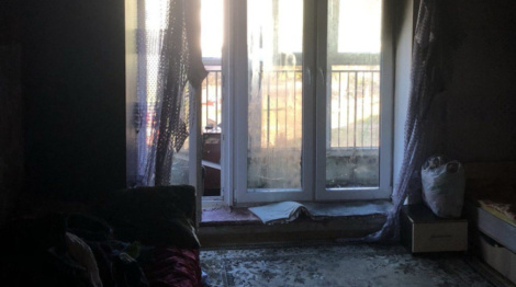 У Клімавічах падлетак вынес з падпаленай кватэры двухгадовага брата