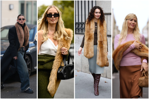 Как «бабушкин» меховой шарф завоевал сердца современных модниц