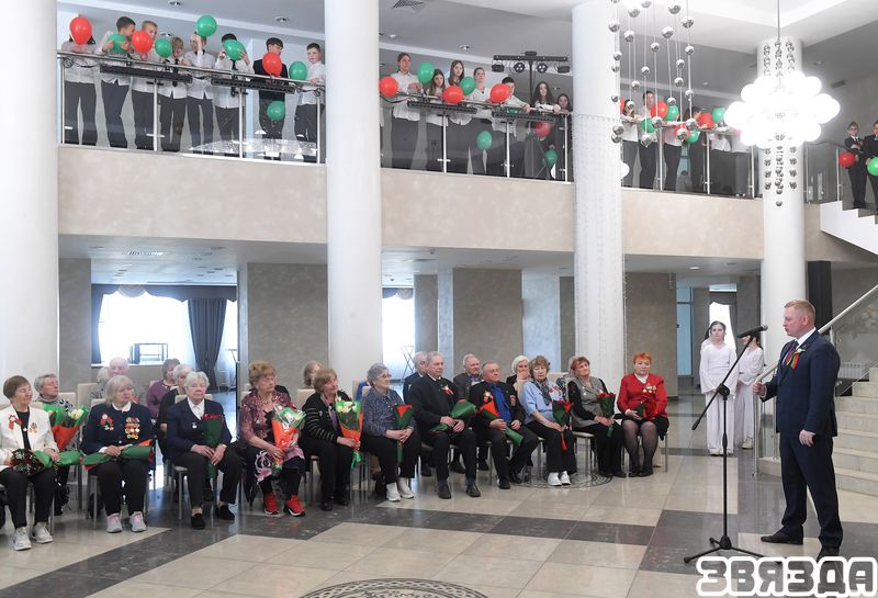 Сегодня в Ленинском районе Минска чествовали ветеранов