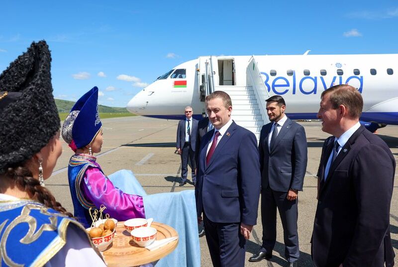 Belarusian PM arrives in Russia’s Gorno-Altaysk