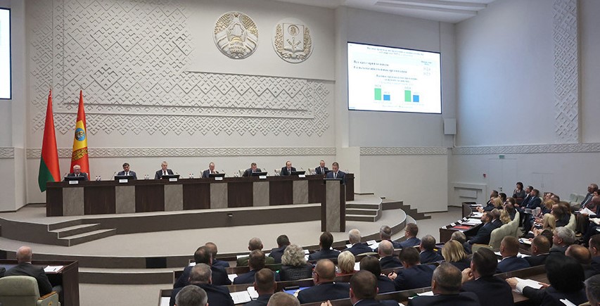 У Магілёўскім аблвыканкаме падвялі вынікі сацыяльна-эканамічнага  развіцця і выканання бюджэту вобласці за І квартал