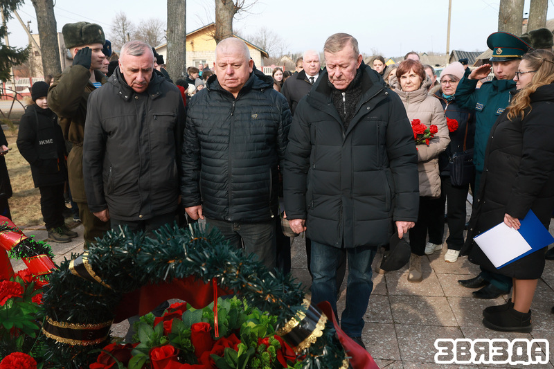  Памятныя мерапрыемствы адбыліся на радзіме Героя Савецкага Саюза Мікалая Чэпіка