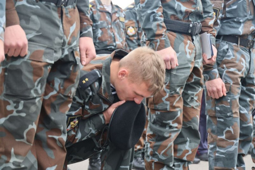69 ваеннаслужачых МУС сталі ўладальнікамі чорнага берэта
