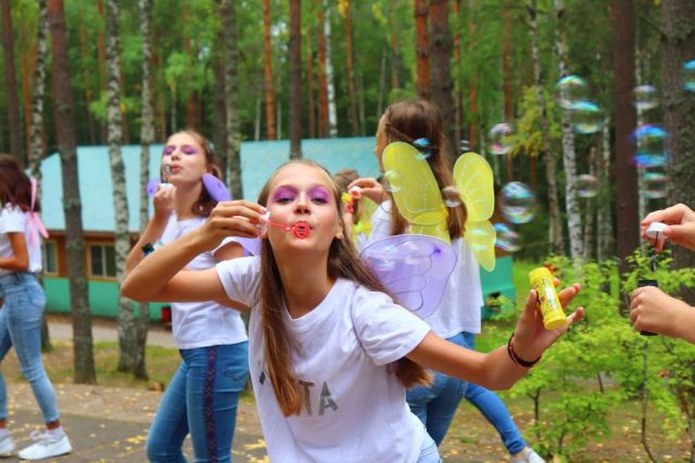 Галіновы прафсаюз абнавіў гульнявую зону ў дзіцячым лагеры 
