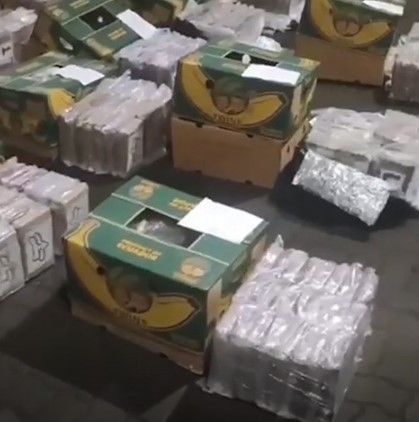 В порту Санкт-Петербурга изъяли 1,75 тонны кокаина, привезенного из Латинской Америки