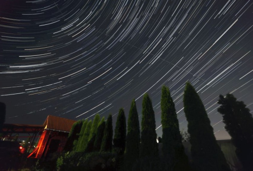 Летнее звездное небо над Гродненской областью усыпано звездами