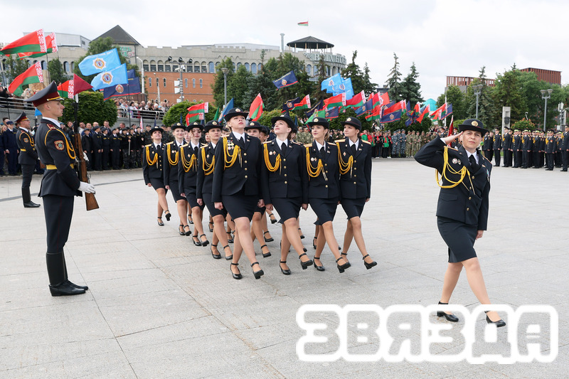 У сталіцы адбыўся выпуск афіцэраў устаноў адукацыі Міністэрства ўнутраных спраў Рэспублікі Беларусь