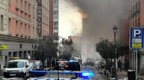 У Мадрыдзе двое рабочых загінулі пры абрушэнні будынка