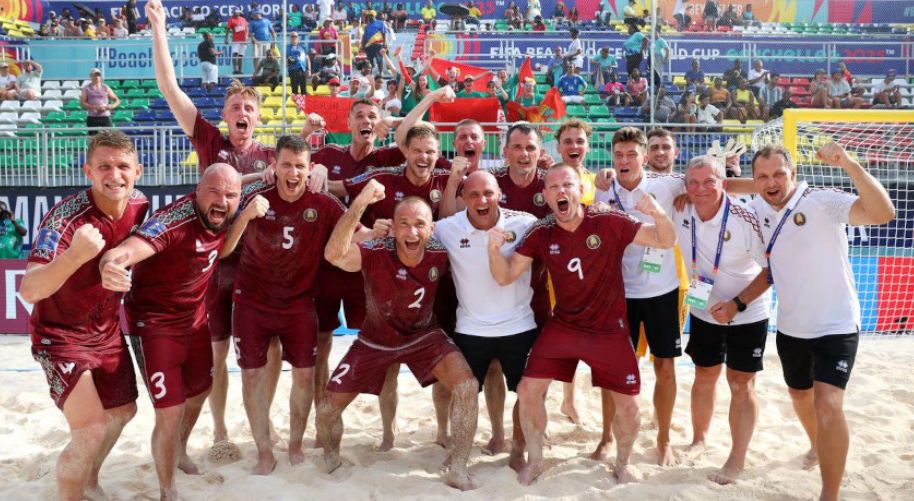 Беларусы ўпершыню выйшлі ў фінал чэмпіянату свету па футболе на пляжы