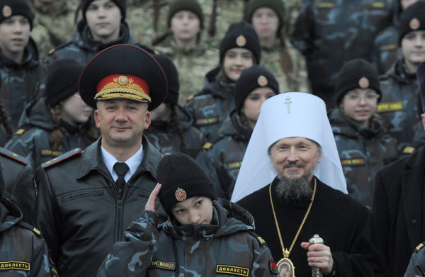 Вернасць Радзіме назаўжды. У Мінску 270 выхаванцаў ваенна-патрыятычных клубаў МУС прынеслі клятву